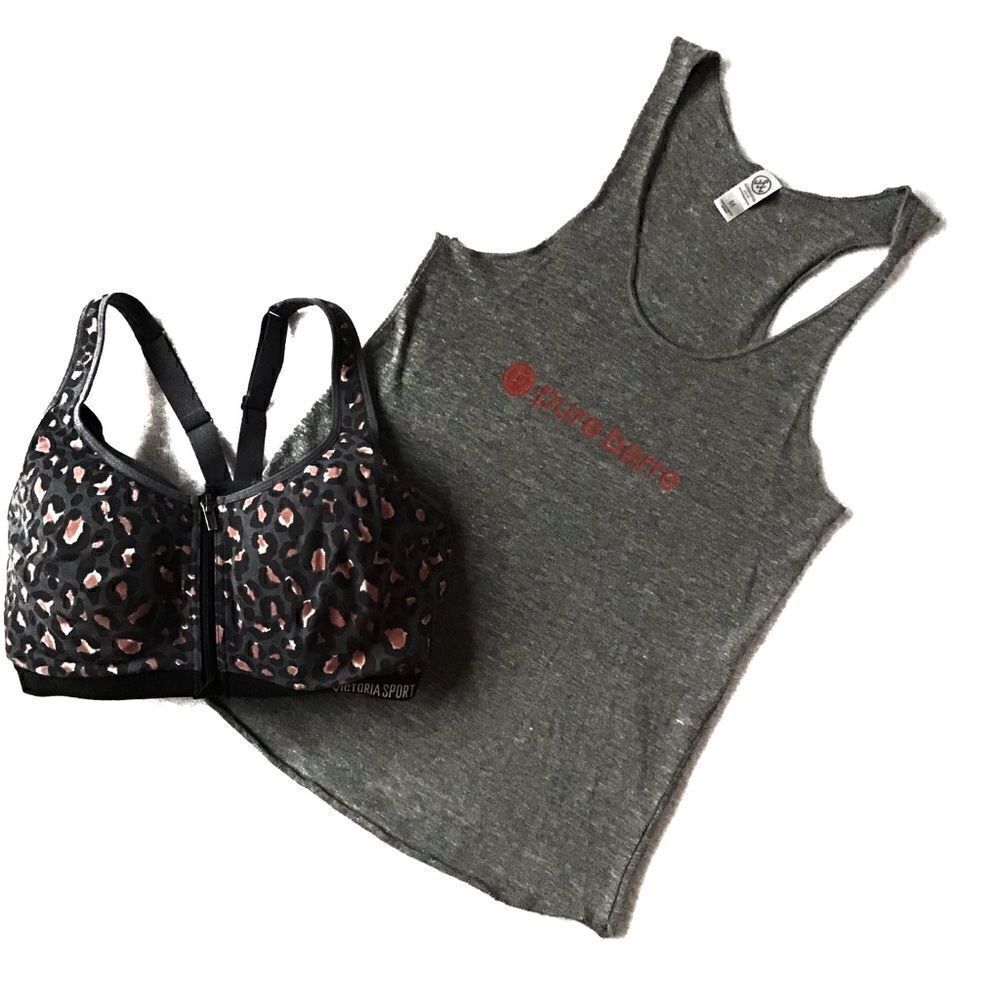 Alternative Earth Pure Barre Spell Out Logo Tank